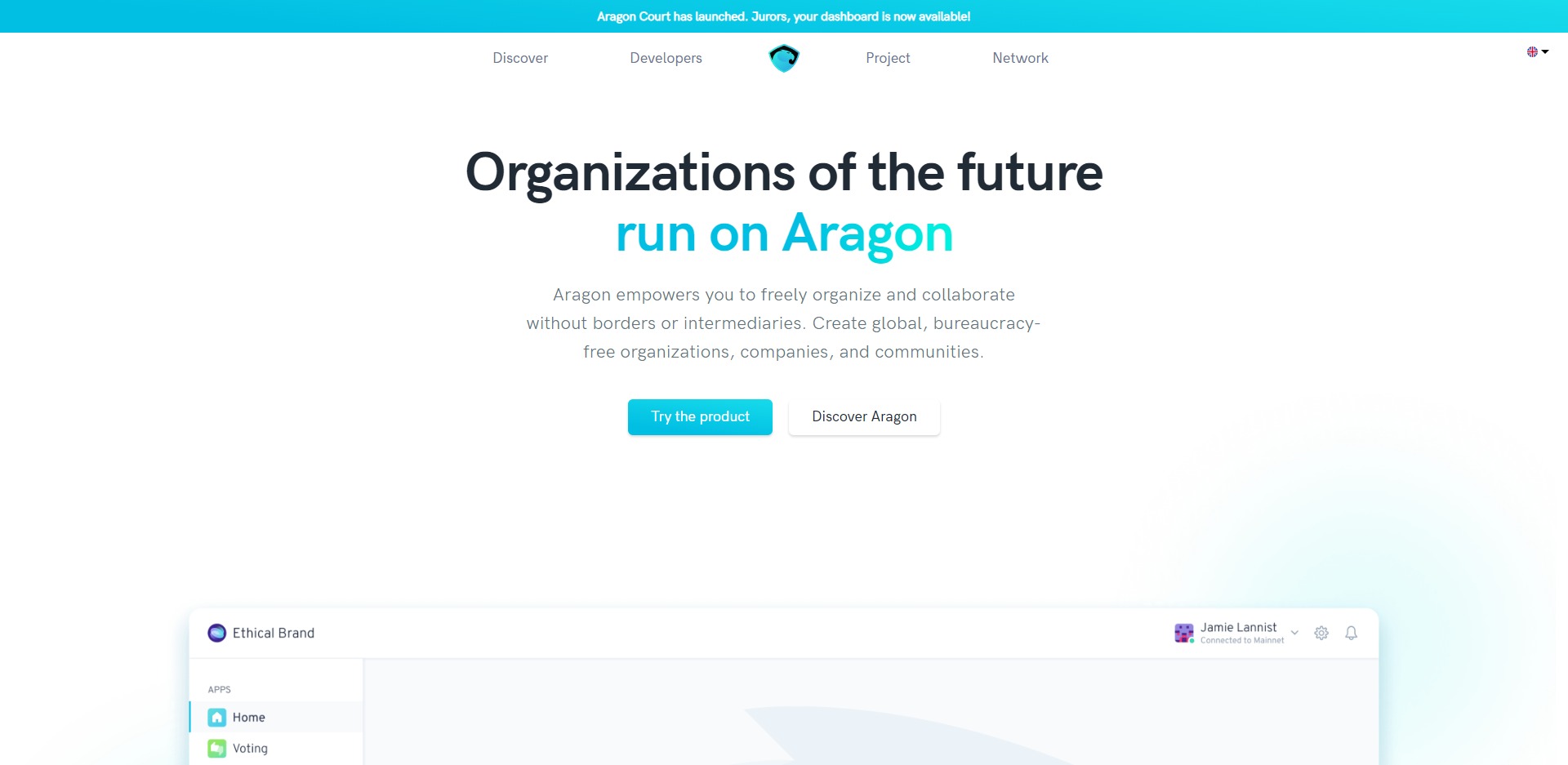 Aragon ANT Wallet