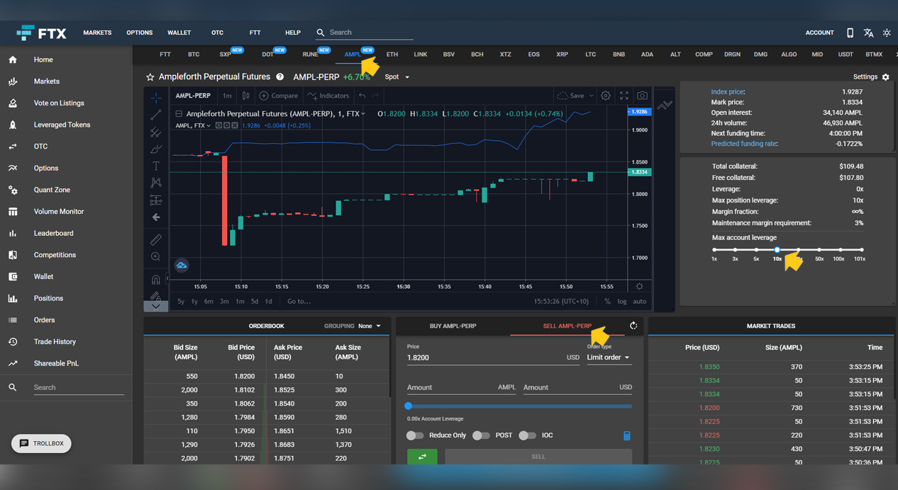 how to buy ampl crypto