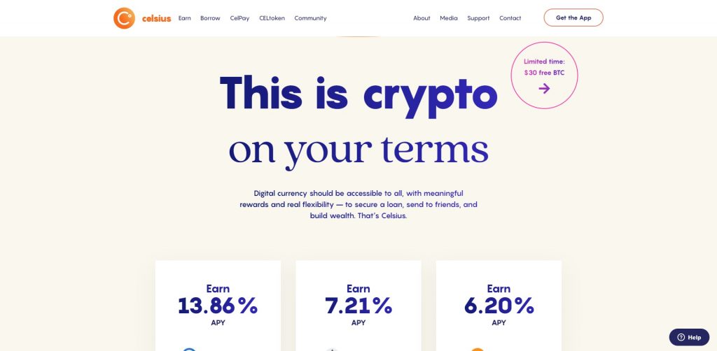 celsius network price