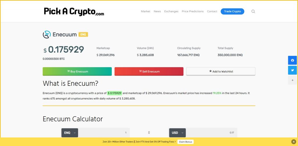 enq crypto price prediction