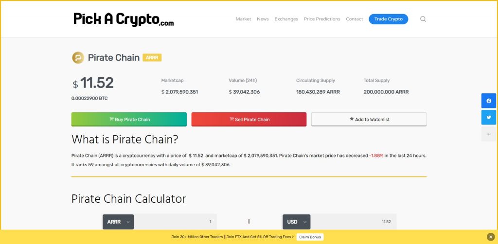 arrr crypto price prediction