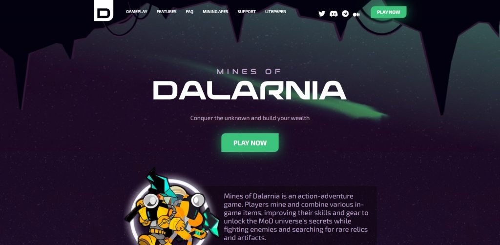 mines of dalarnia crypto price prediction